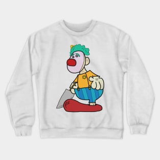 A clown with a plan Crewneck Sweatshirt